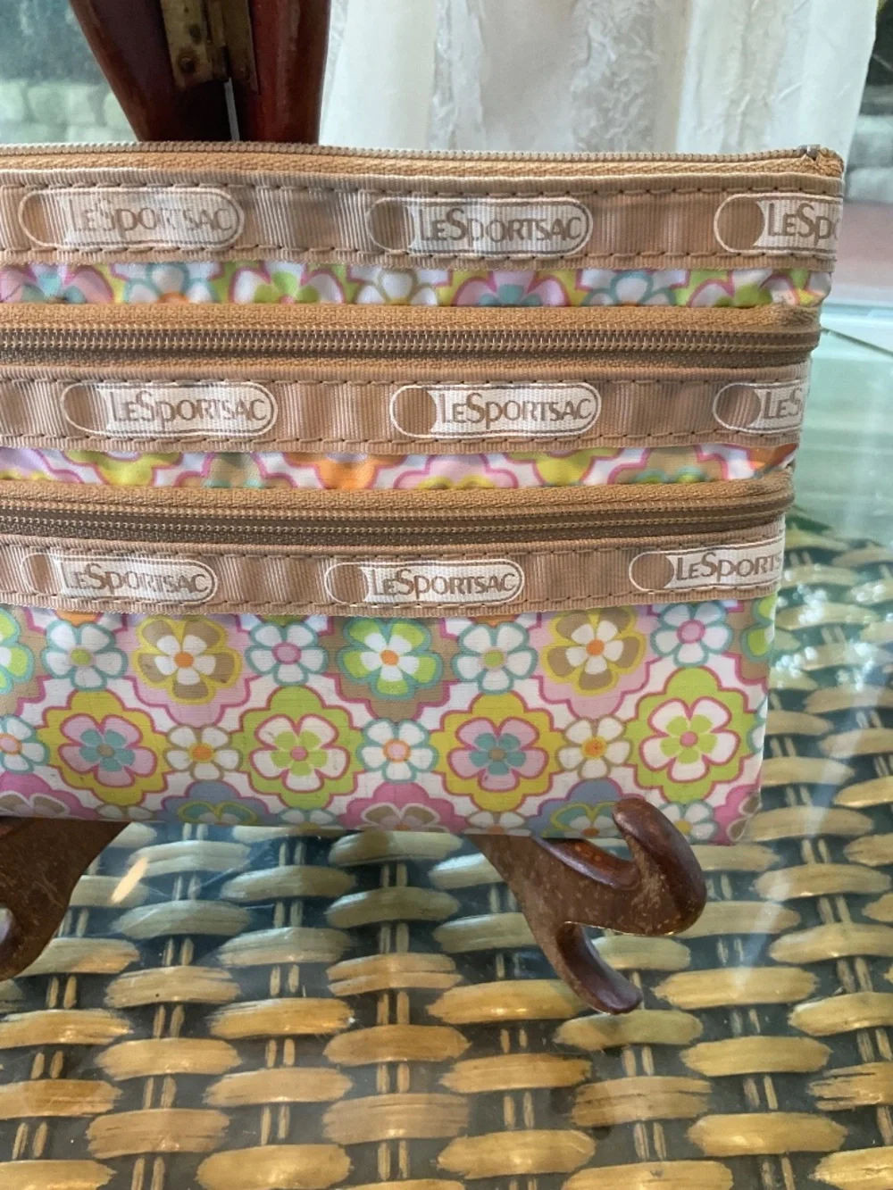 LeSportsac 3 Zippered Pouch